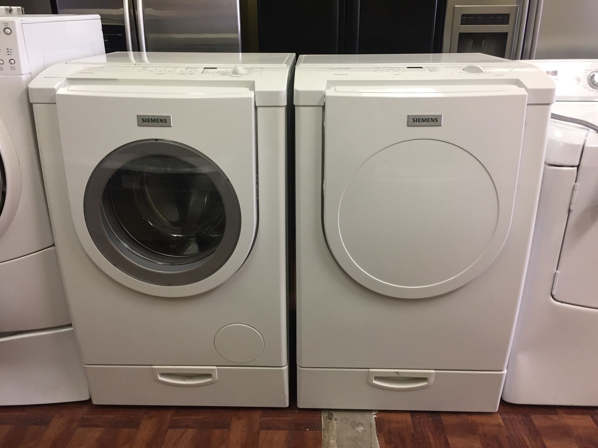 Siemens washer and dryer