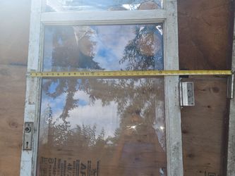 Antique Bevelled Glass Doors