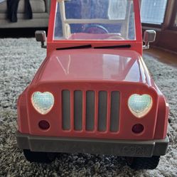 Our Generation Off Road Jeep for 18" American Girl Size Dolls Lights Sounds Etc
