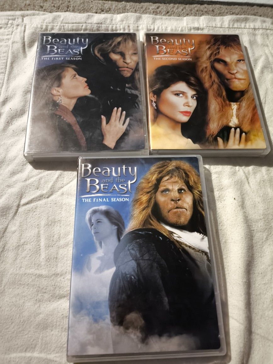 Beauty and the Beast complete series Seasons 1-3 OOP DVD RARE GOOD CONDITION