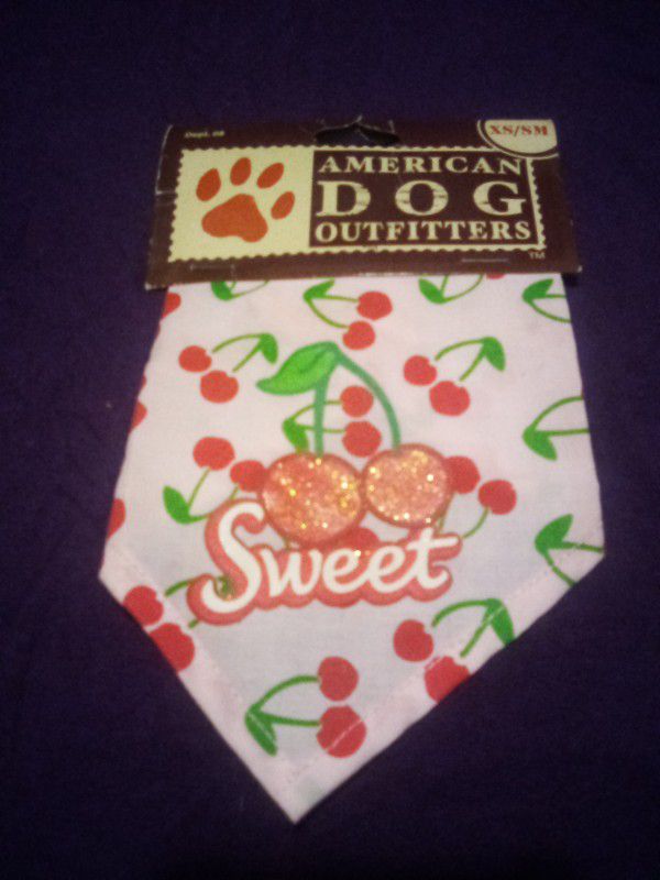 American Dog Outfitters "Cherry Sweet" Bandana XS/SM