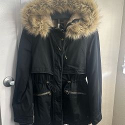 Zara TRF Outerwear Fur Jacket 