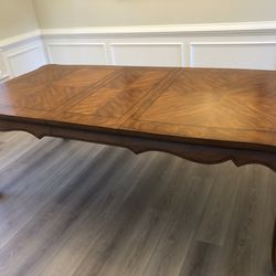 Wood Dining Table W/ 6 Chairs