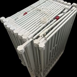 Dog Baby Fence With 2 Gates White Great Condition 