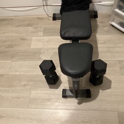 Weight Bench And Weights  $170