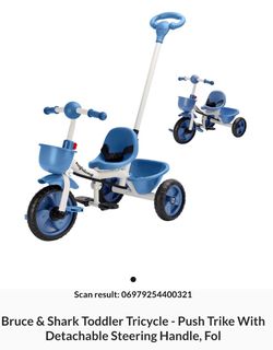 Brand newBruce & Shark Kids Push Trike