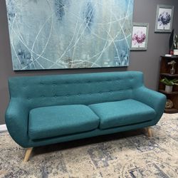 Modern Teal Sofa