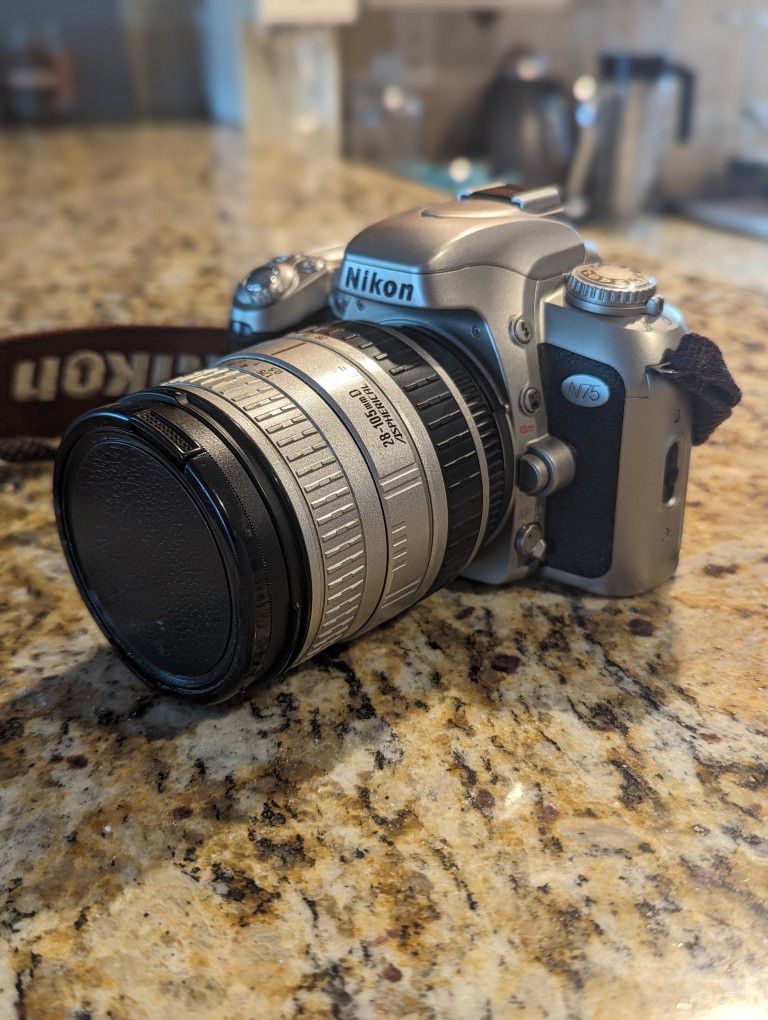 Nikon N75 SLR With Kit Zoom Lens 28-105mm