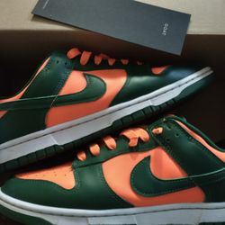 Nike Dunk Low Retro Green/Orange (8.5 Men's)