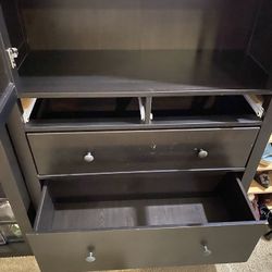 Cabinet With Drawers - Glass Door 