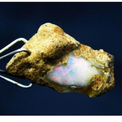 Natural 3.80 Ct Ethiopian Fire Opal Rough Raw Loose Gemstone