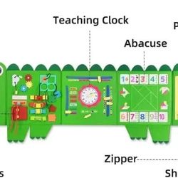 Crocodile Montessori Busy Board $35 Shipping available