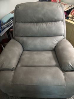 Power Recliner - Grey color- FREE
