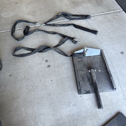 Weight Sled With Rope And Shoulder Harness 