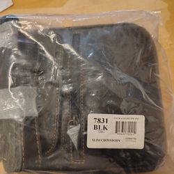 Jack Georges Voyager Slim Crossbody Bag Style: #7831 