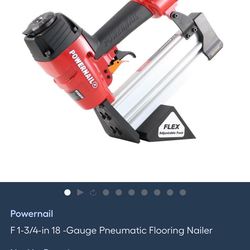 Pneumatic floor nailer