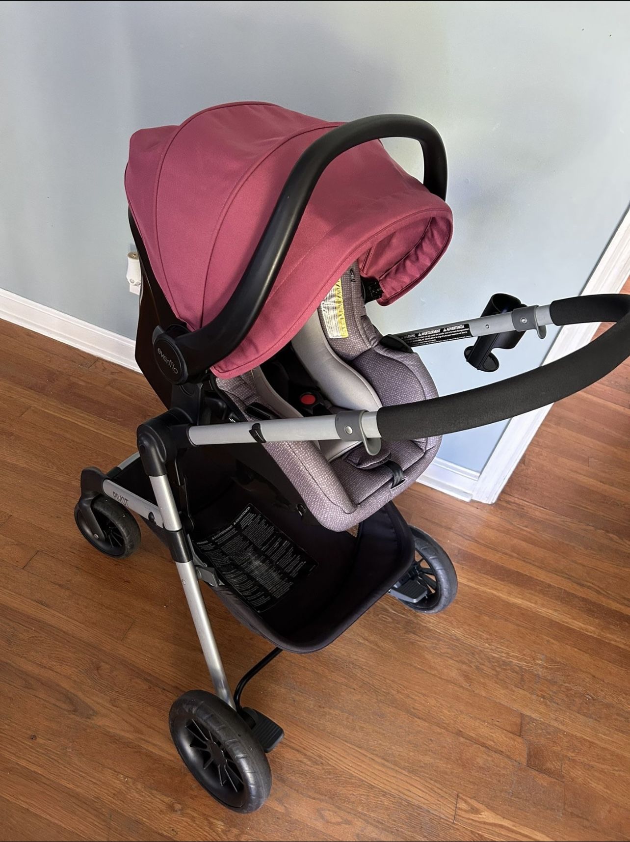 Pivot Stroller Evenflo Dusty Rose Best Evenflo Pivot Modular