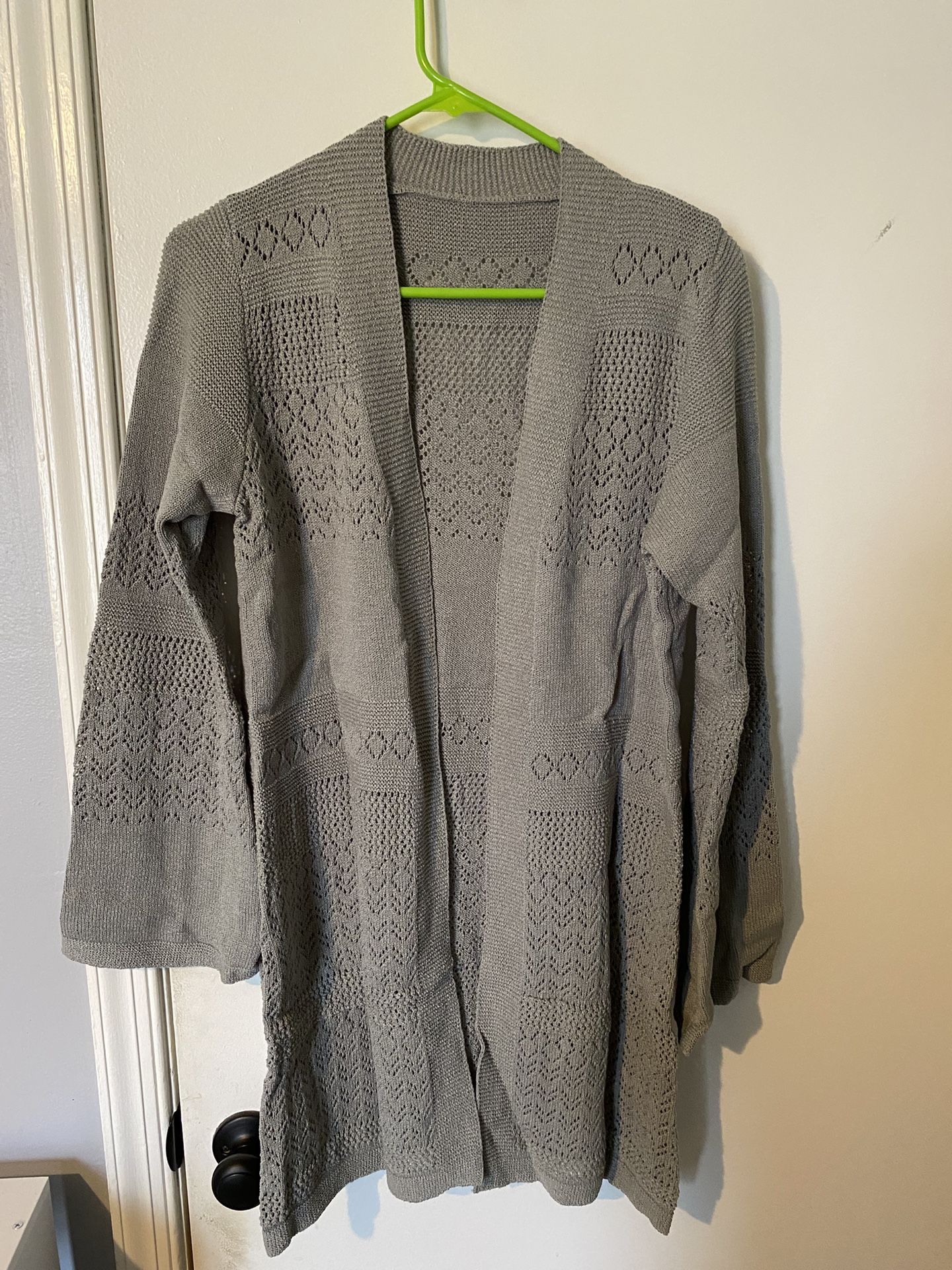 Light Gray Cardigan Women’s