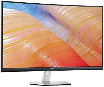 Dell S3222HN 32-inch FHD 1920 x 1080 at 75Hz Curved Monitor, 1800R Curvature, 8ms Grey-to-Grey Response Time (Normal Mode), 16.7 Million Colors, Black