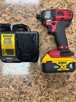 Mac Tools Impact Driver with DeWalt Battery and Charger