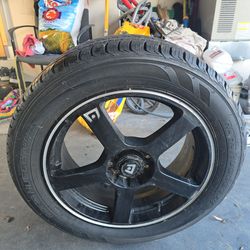 17" Black Wheels - 5x114.3 (Lexus / Toyota / Honda)