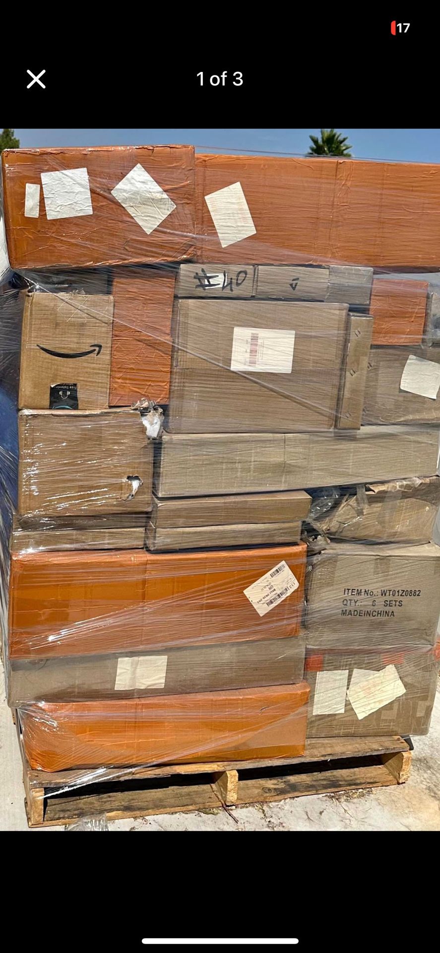 CAR PART RETURN PALLETS WHEEL HUB BRAKE PADS BRAKE ROTORS ETC