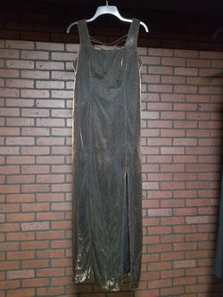 Size 10 Black/Copper Shimmery Dress