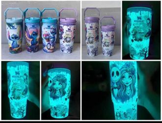 Glow In The Dark Stitch & Nightmare Before Christmas Stanley’s 