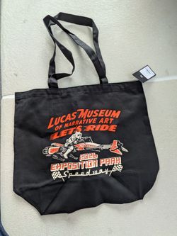 sdcc comic con 2026 Lucas museum of narrative arts tote bag biker scout trooper speeder exclusive