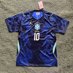 Brazil Away #10 Neymar Jr 2026 World Cup Adult Soccer Jersey