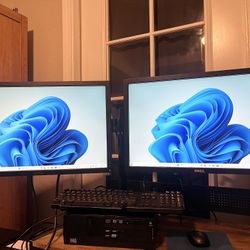 Dell i5 Wifi PC & Dual Monitor Complete Setup 