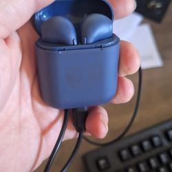 Blue Earbuds
