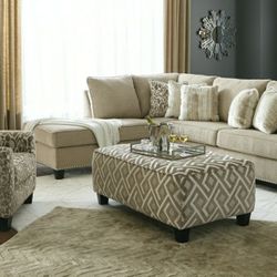 Dovemont Putty LAF Sectional

