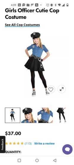 Police Costume For Girls