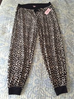 Juicy couture animal print jogger velour pants.size 0X.
