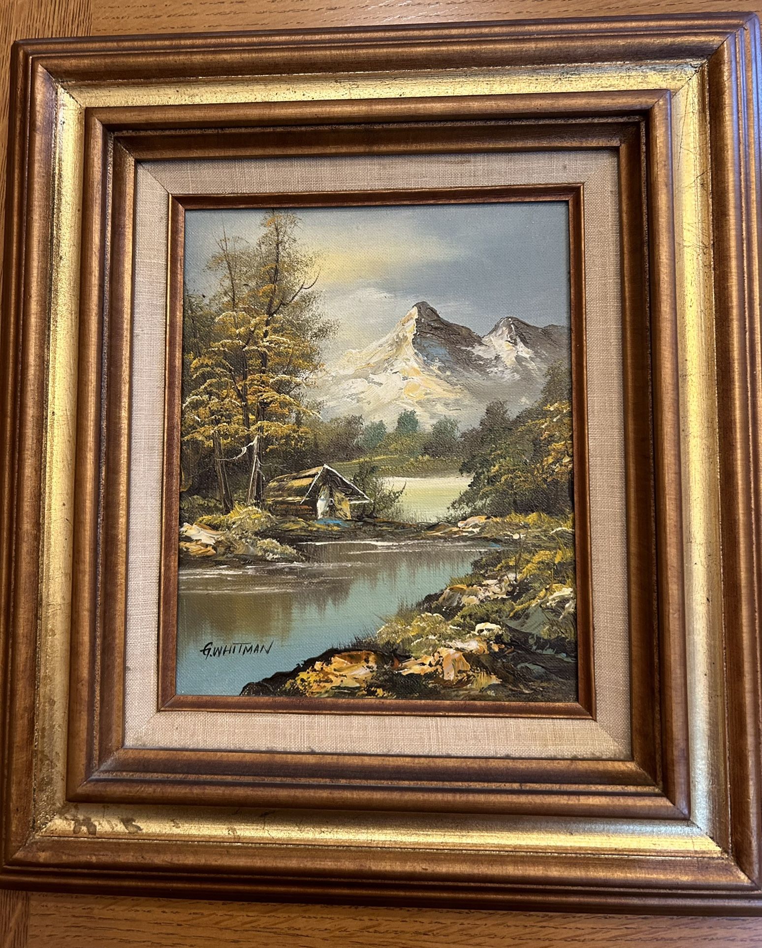 Landscape Painting By American Artist G Whitman