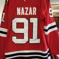 Chicago Blackhawks Frank Nazar Jersey M, L Or XL