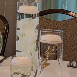 Glass Vaces Sets - Centerpieces 