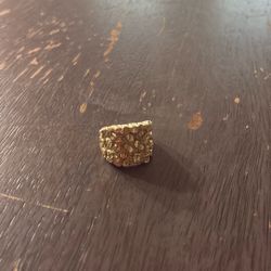 Gold Nugget Ring
