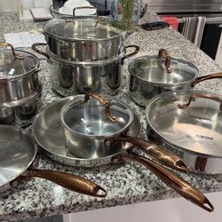 Juego De Cocina Carote Acero 