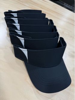 79 Brand new Sport-Tek black athletic visors