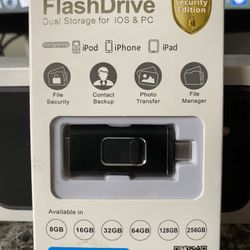 4 in 1 - 3S 8GB Cell Phone FLASH DRIVES (Apple, android, PC, and Type C Samsung) Firm Price