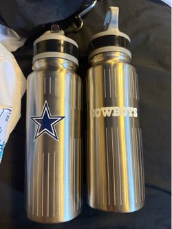 Dallas Cowboys stainless steel straw cups 2 pack