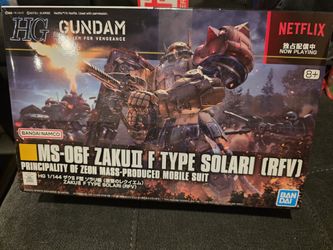 BANDAI Mobile Suit Gundam RFV ZAKU Ⅱ F TYPE SOLARI ( RFV ) 1/144 NEW