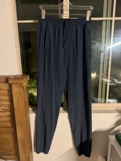 Lululemon Navy Blue Jogger Pants with Drawstring