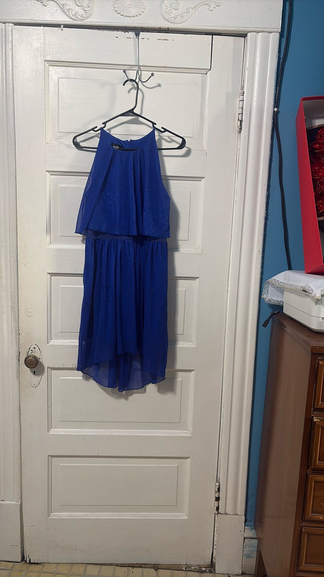 Blue Sparky Dress Size 16