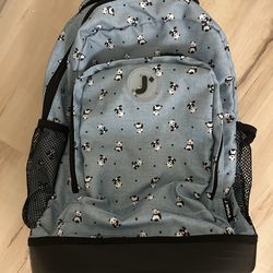 Cute Panda Kids Rolling Backpack