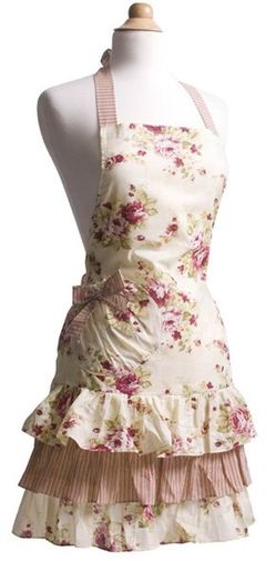 Vintage Women's Apron Marilyn Venetian Rose