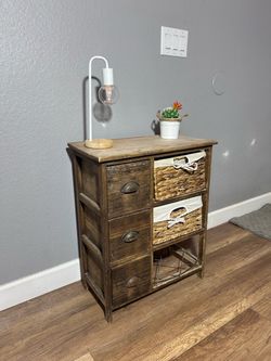 Rustic Farmhouse Storage Cabinet /Drawer Organizer