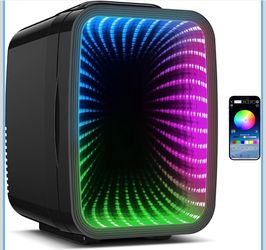 Mini Fridge 4L/6 Can With APP Light Controller for Gaming Room 4L compact design| APP-controlled customized gaming light | Silent & energy-saving | AC